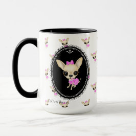 Caneca do logotipo do qui Yum Yum - rico