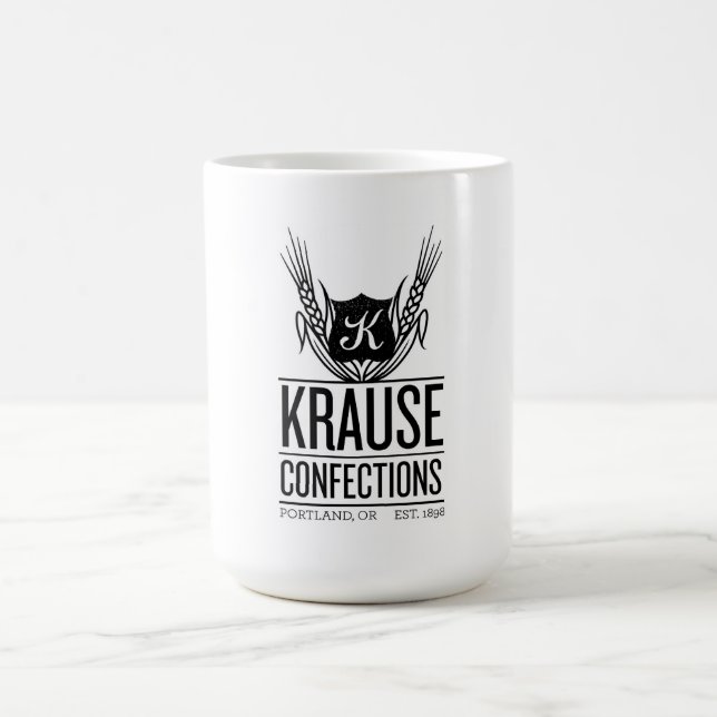Caneca do logotipo dos doces de Krause (Centro)