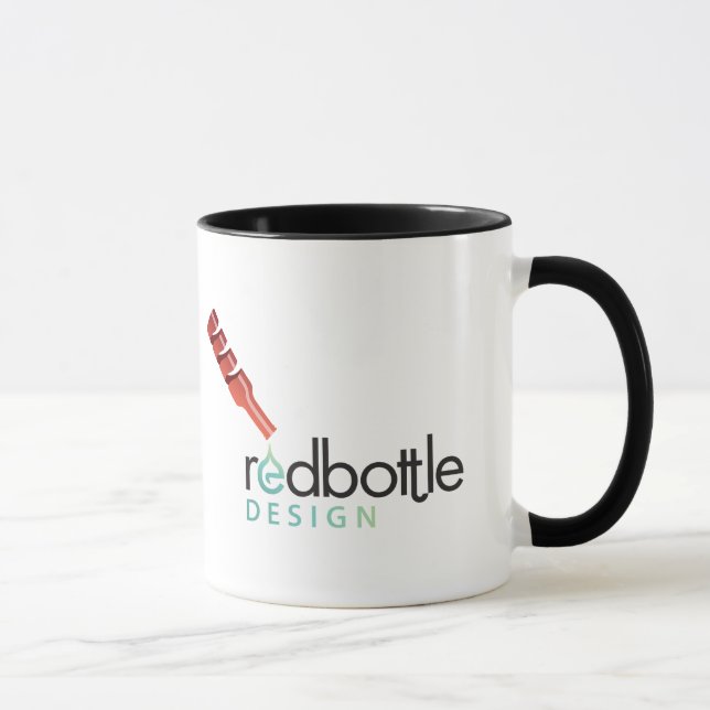 Caneca do Logotipo-ed de RedBottle (Direita)