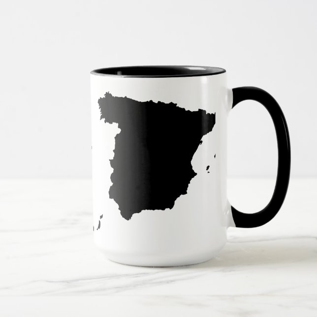 Caneca do mapa da espanha (Direita)