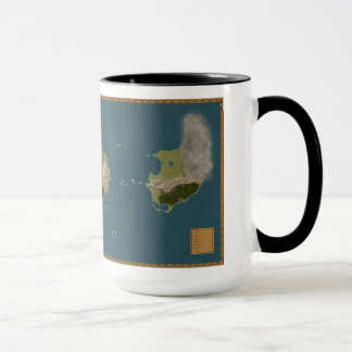 Caneca do mapa de Achaean