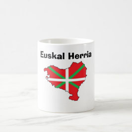 Caneca do mapa de Euskal Herria