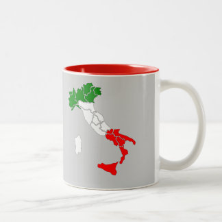 Caneca do mapa de Italia