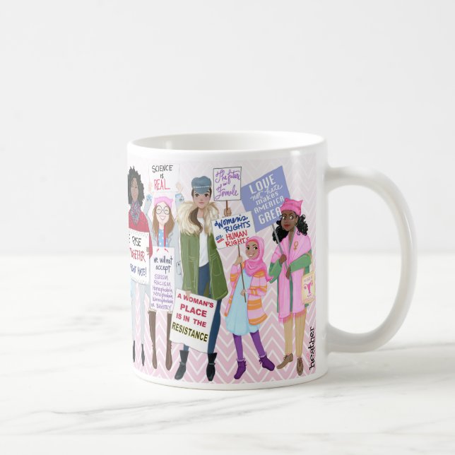 Caneca do março das mulheres (Direita)
