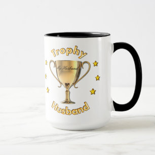 Caneca do marido do troféu
