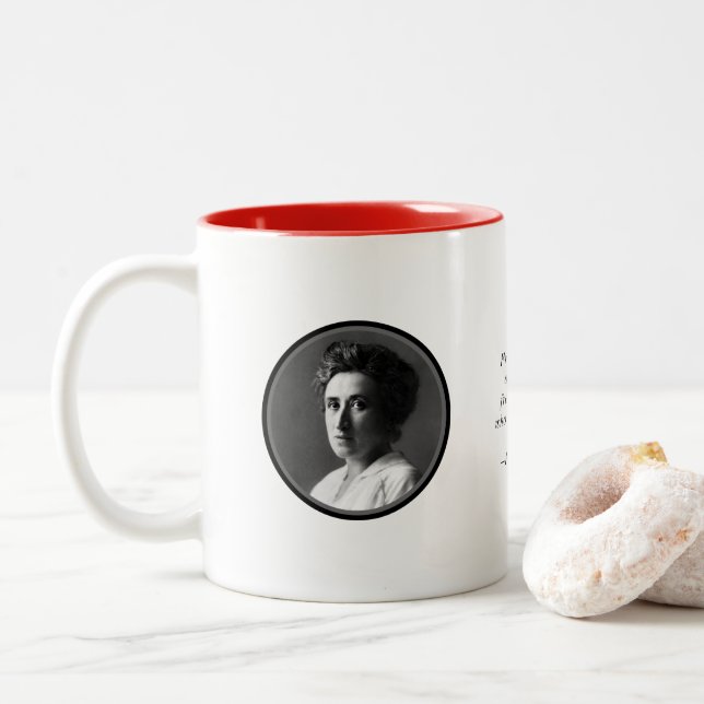 Caneca do marxista de Rosa Luxemburg (Com Donut)