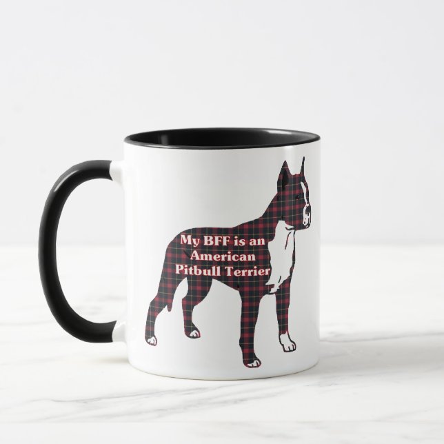 Caneca do Melhor Amigo American Pit Bull Terrier (Esquerda)