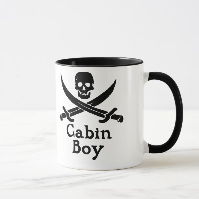 Caneca do menino de cabine (Direita)