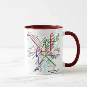 Caneca do metro da C.C. de Washington