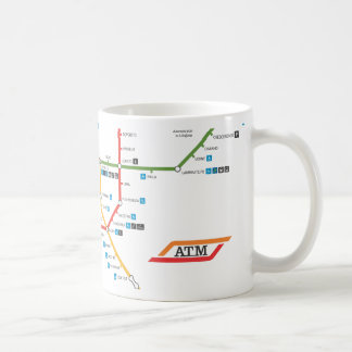 Caneca do metro de Milão
