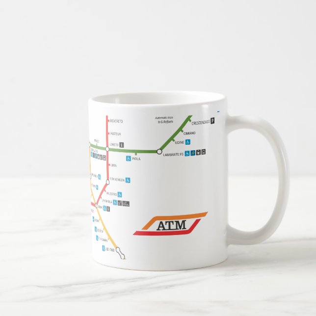 Caneca do metro de Milão (Direita)