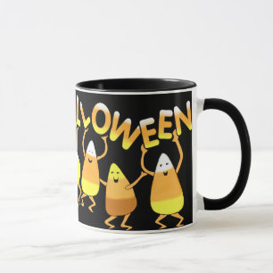 Caneca do milho de doces do Dia das Bruxas