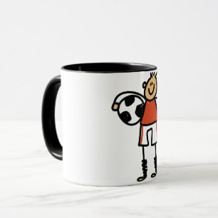 Caneca do miúdo do futebol