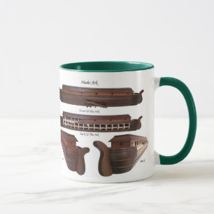 Caneca do modelo da arca de Noahs
