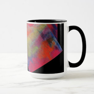 Caneca do monograma do design do abstrato do