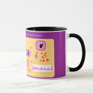 caneca do monstro da pizza
