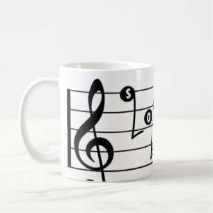 Caneca do Musical do cantor do soprano