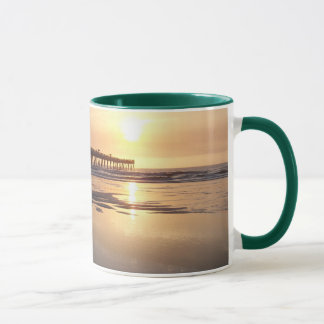 Caneca do nascer do sol da praia de Jacksonville
