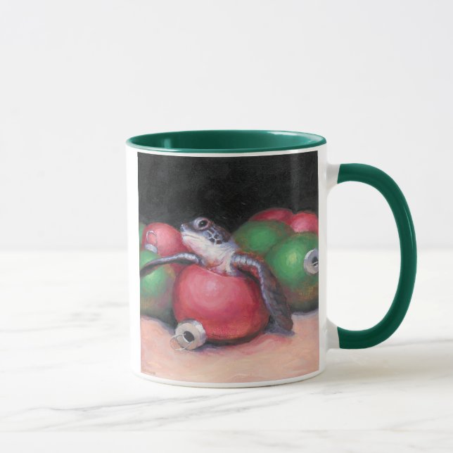Caneca do Natal de Florida da tartaruga de mar (Direita)