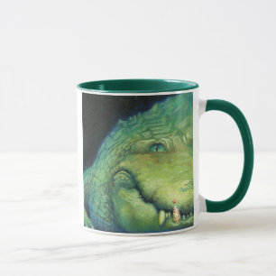 Caneca do Natal do jacaré