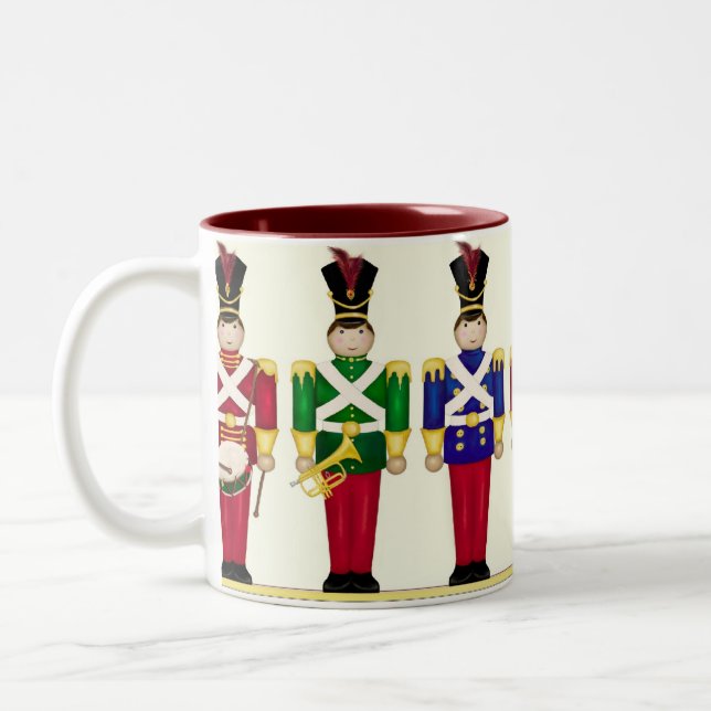 Caneca do Natal dos soldados de brinquedo (Esquerda)