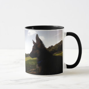 Caneca do neto do german shepherd