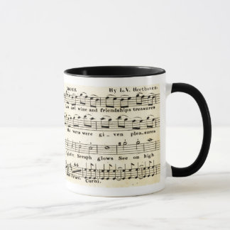 Caneca do no. 9 da sinfonia de Beethoven
