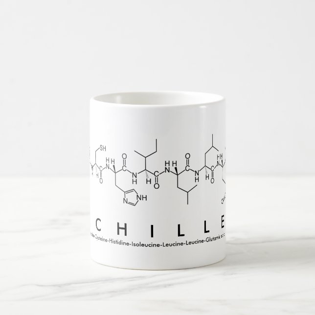 Caneca do nome do peptide de Achille (Centro)