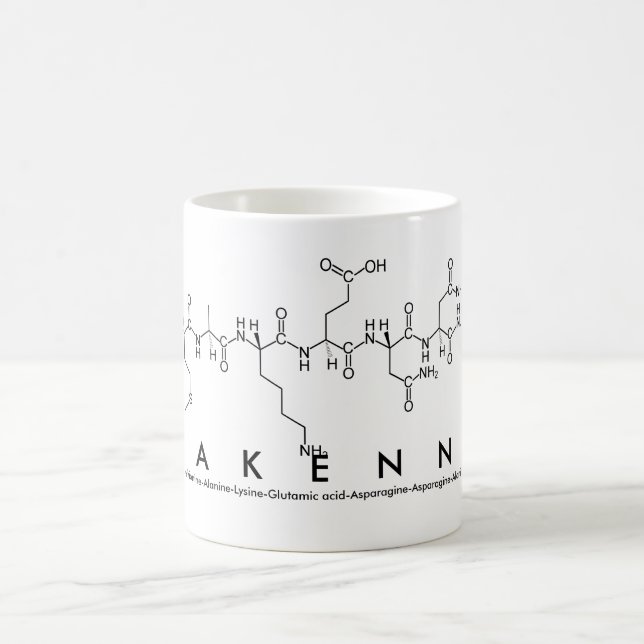 Caneca do nome do peptide de Makenna (Centro)