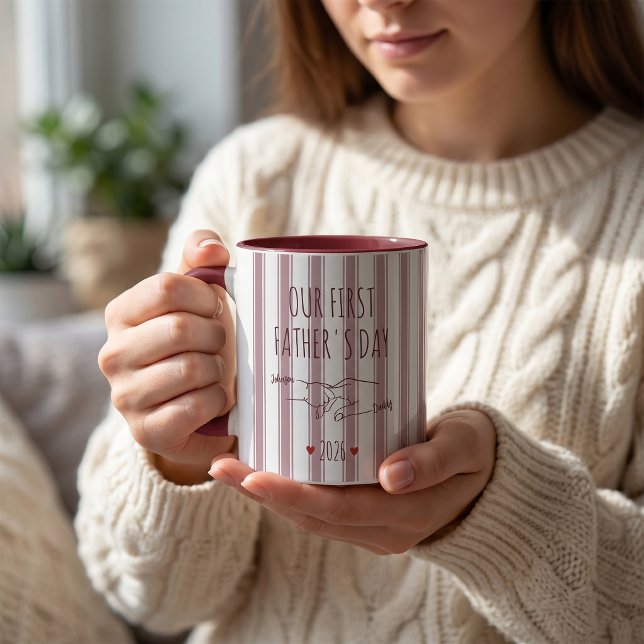 Caneca do Nosso Primeiro Dia dos Pais (Criador carregado)