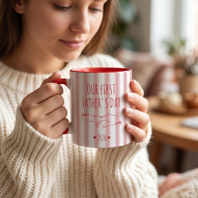 Caneca do Nosso Primeiro Dia dos Pais (Criador carregado)