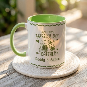 Caneca do Nosso Primeiro Dia dos Pais Juntos