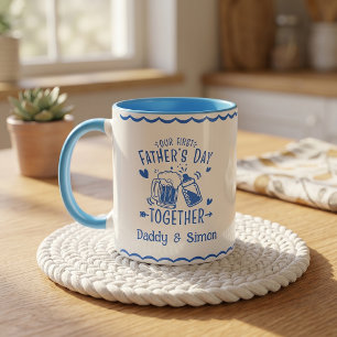 Caneca do Nosso Primeiro Dia dos Pais Juntos