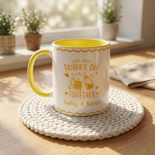 Caneca do Nosso Primeiro Dia dos Pais Juntos