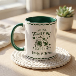 Caneca do Nosso Primeiro Dia dos Pais Juntos
