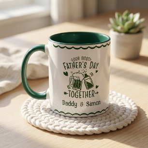 Caneca do Nosso Primeiro Dia dos Pais Juntos