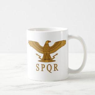 Caneca do ouro de SPQR Eagle