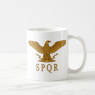 Caneca do ouro de SPQR Eagle
