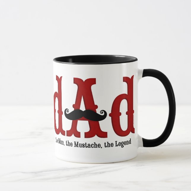 Caneca do pai do bigode (Direita)