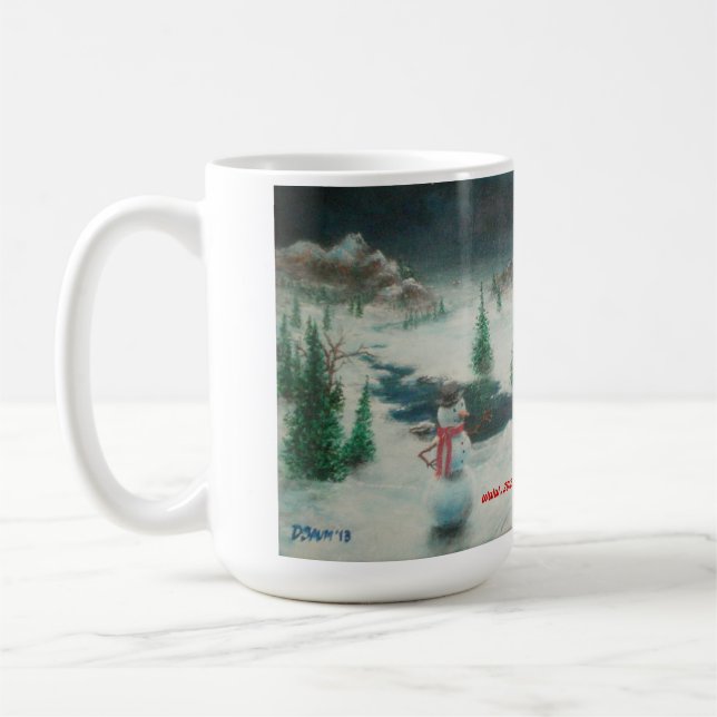 Caneca do país das maravilhas do inverno (Esquerda)