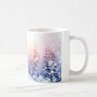 Caneca do país das maravilhas do inverno