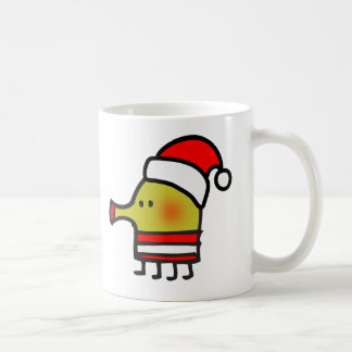 Caneca do papai noel do salto do Doodle
