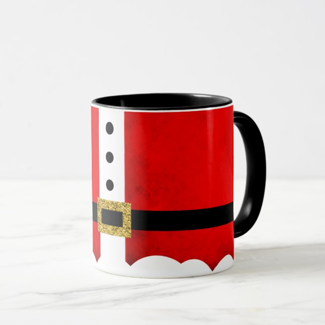 Caneca do Papai Noel Natal (Frente Esquerda)