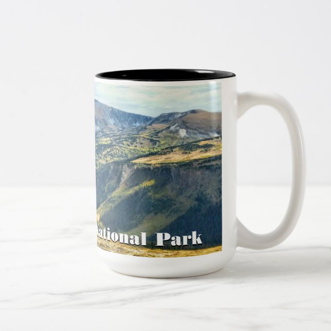 Caneca do parque nacional de montanha rochosa (Direita)