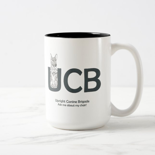 Caneca do pastor alemão das raças de UCB (Direita)
