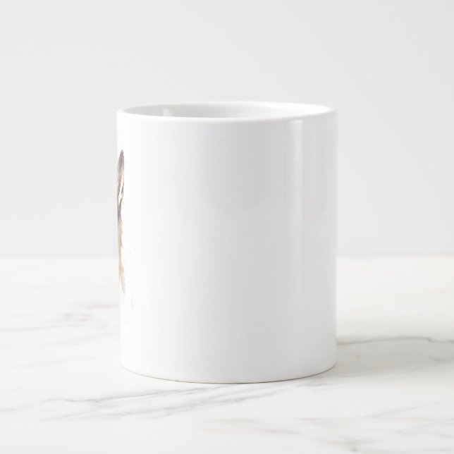 Caneca do Pastor Alemão, Xícara de Café da Mãe de  (Frente)