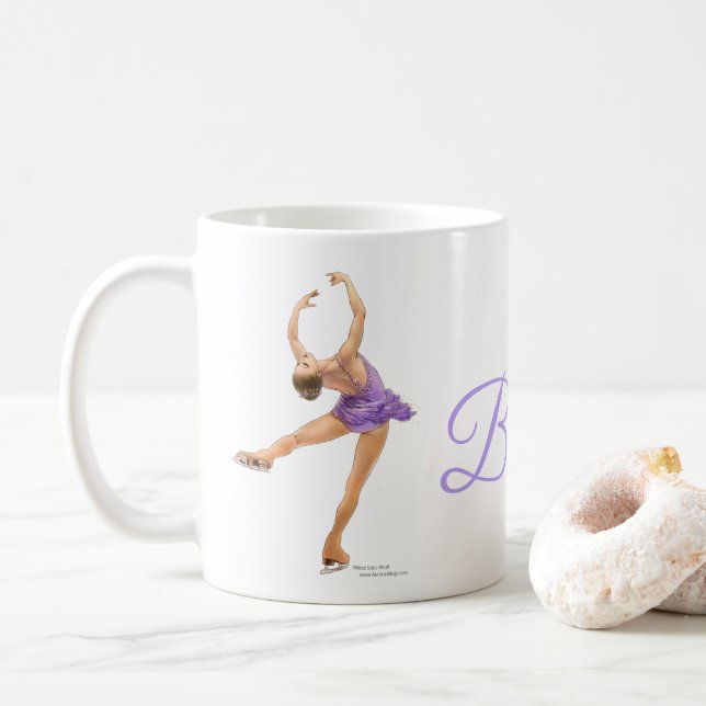 Caneca do patinador de gelo (Com Donut)
