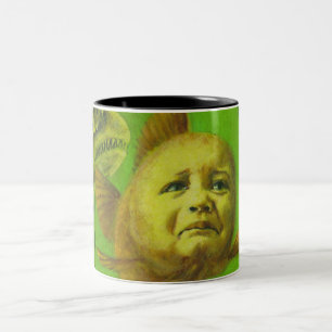Caneca do peixe dourado do mutante do bebê