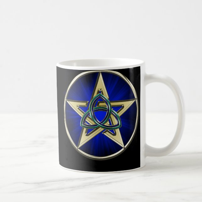 Caneca do Pentagram de Triquetra (Direita)