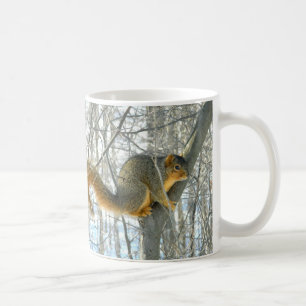 Caneca do perfil do esquilo de Fox (inverno)